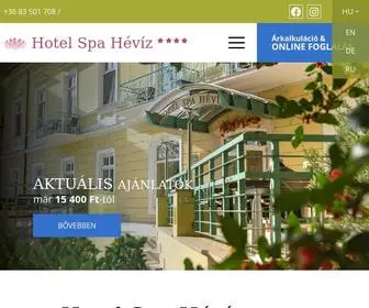 Hotelspaheviz.hu(Pihenjen Ön) Screenshot