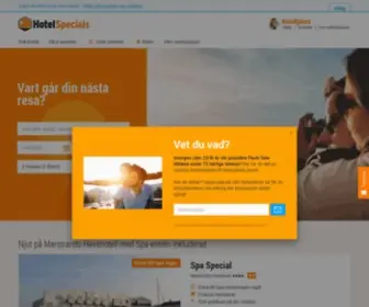 Hotelspecials.se(Hotell) Screenshot