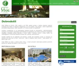 Hotelsrbija.rs(Hotel Srbija) Screenshot