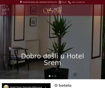 Hotelsrem.rs(Početna) Screenshot