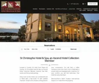 Hotelstchristophe.com(Hotel St) Screenshot