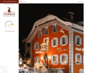 Hotelsteinbock.ch(Hotel Steinbock) Screenshot