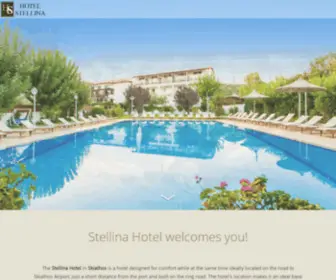 Hotelstellina.com(Hotel Stellina Skiathos Greece) Screenshot