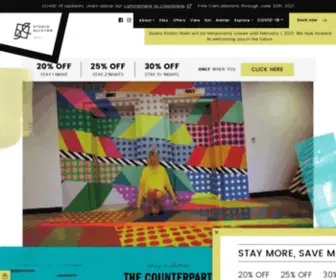 Hotelstudioallston.com(The Studio Allston Hotel) Screenshot