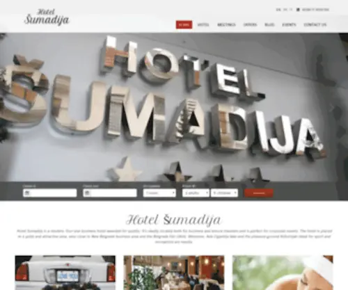 Hotelsumadija.com(Hotelsumadija) Screenshot