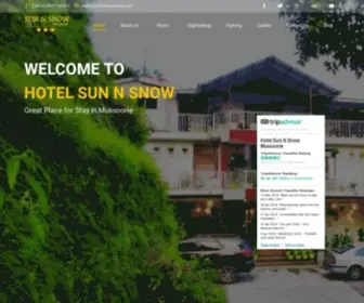 Hotelsunnsnow.com(Hotels in Mall Road 3) Screenshot