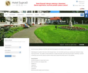 Hotelsuprasl.com(Hotel Supraśl) Screenshot