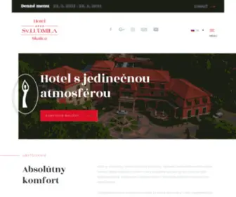 Hotelsvataludmila.sk(Hotel sv) Screenshot