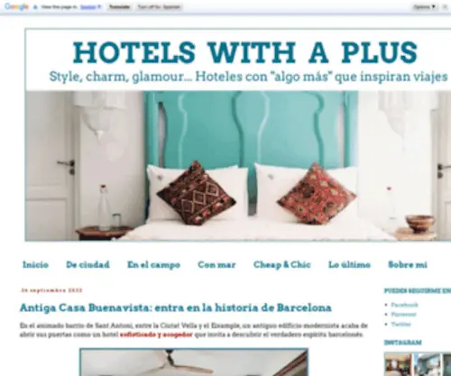 Hotelswithaplus.com(HOTELS WITH A PLUS) Screenshot