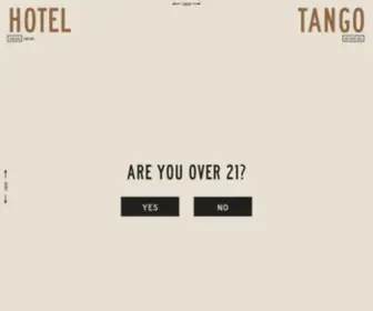 Hoteltangodistillery.com(Hotel Tango) Screenshot