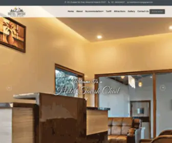 Hoteltavishchail.com(Hotel Tavish Chail) Screenshot