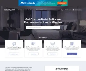 Hoteltechreport.com(Hotel Tech Report) Screenshot