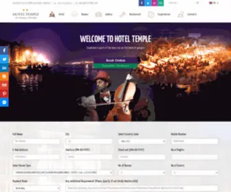 Hoteltemple.com(Hotel Temple On Ganges) Screenshot