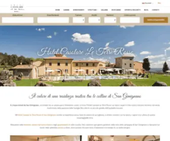 Hotelterrerosse.com(Hotel Casolare Le Terre Rosse) Screenshot
