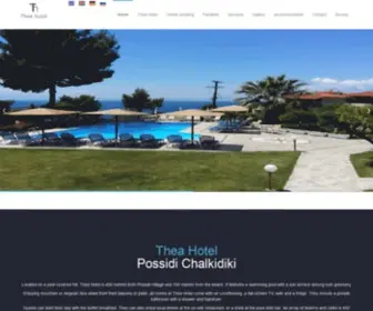 Hotelthea.gr(Hotel Thea Possidi) Screenshot