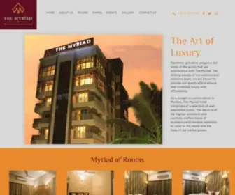 Hotelthemyriad.com(Hotel Myriad) Screenshot