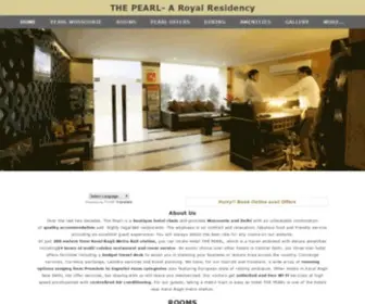 Hotelthepearl.in(THE PEARL) Screenshot