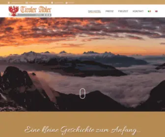 Hoteltiroleradler.com(Südtirol) Screenshot