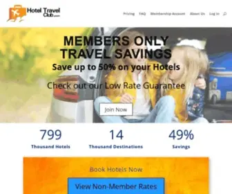 Hoteltravelclub.com(Hotel Travel Club) Screenshot