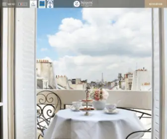 Hoteltrianonrivegauche.com(Hôtel Trianon Rive Gauche) Screenshot