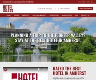 Hotelumass.com(Hotel UMass) Screenshot