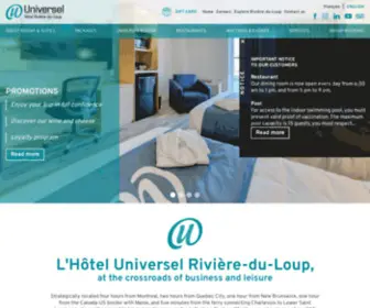Hoteluniverselrdl.com(L’hôtel Universel à Rivière) Screenshot