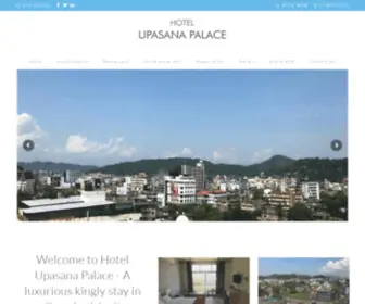 Hotelupasanapalace.com(The Hoteal Upasana Palace) Screenshot