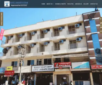 Hotelvasanthvihar.com(HOTEL VASANTH VIHAR) Screenshot