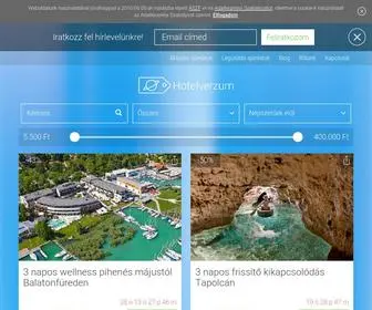 Hotelverzum.hu(Az összes utazás és szállás kupon és bónusz egy helyen) Screenshot