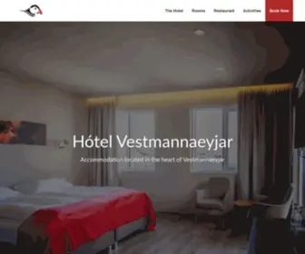 Hotelvestmannaeyjar.is(Hótel Vestmannaeyjar) Screenshot