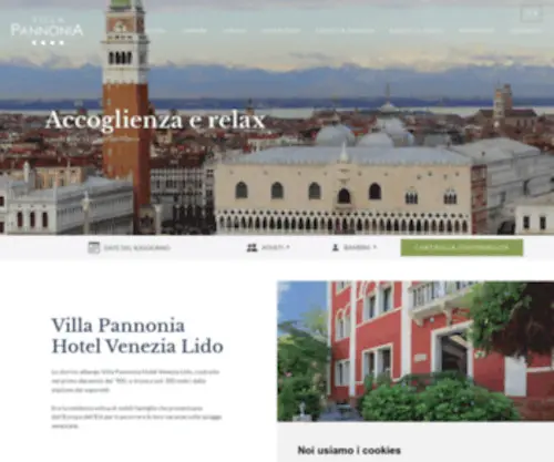 Hotelvillapannonia.it(Venice Hotel Design) Screenshot