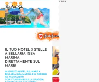 Hotelvillasole.com(Hotel 3 stelle sul mare a Bellaria Igea Marina) Screenshot