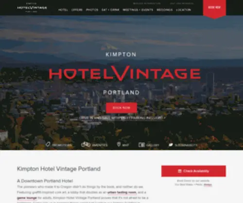 Hotelvintage-Portland.com(Portland Hotels Downtown) Screenshot