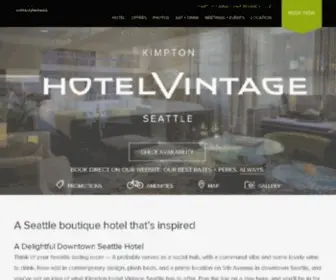 Hotelvintage-Seattle.com(Downtown Seattle Hotels) Screenshot