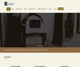 Hotelviraat.com(Hotel Viraat) Screenshot