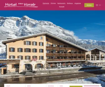 Hotelvorab.ch(Ihr Zuhause in Flims) Screenshot