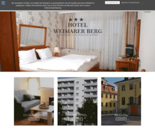 Hotelweimarerberg.com(Herzlich willkommen im Hotel Weimarer Berg) Screenshot