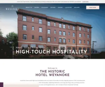 Hotelweyanoke.com(The Hotel Weyanoke) Screenshot