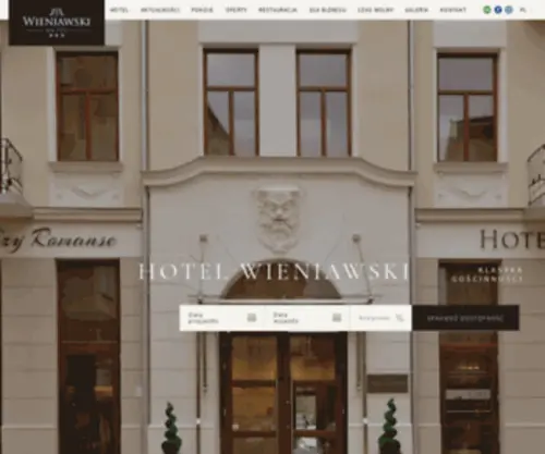 Hotelwieniawski.pl(Hotel Wieniawski) Screenshot