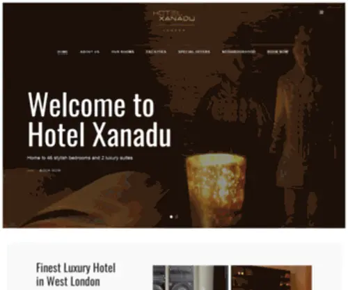 HotelXanadu.com(Hotel Xanadu) Screenshot