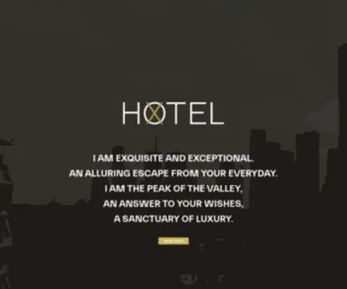 Hotelx.com.au(Hotel X) Screenshot