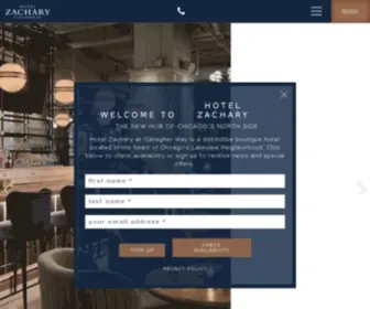 Hotelzachary.com(Hotel Zachary) Screenshot