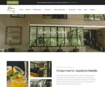 Hotelzonaverde.com(Hoteles en Medellin) Screenshot