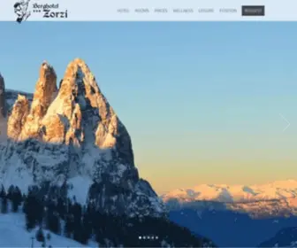 Hotelzorzi.info(Hotel Zorzi sull’Alpe di Siusi) Screenshot