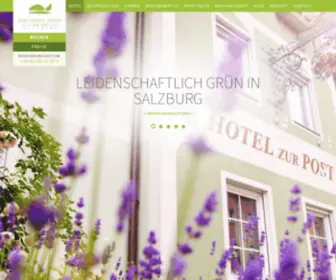 Hotelzurpost.info(Das Grüne Hotel zur Post% BIO) Screenshot