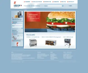 Hotex.hu(Webáruház) Screenshot