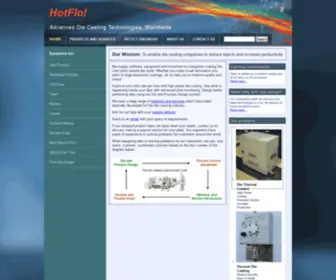 Hotflo.com(Advanced Die Casting Technologies) Screenshot