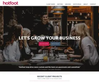 Hotfootdesign.co.uk(Specialist Web Design and Brand Agency in Lancaster) Screenshot
