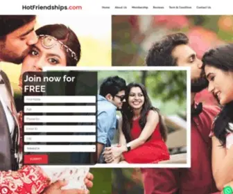 Hotfriendships.com(Hot Friendship the best Dating Social Network) Screenshot