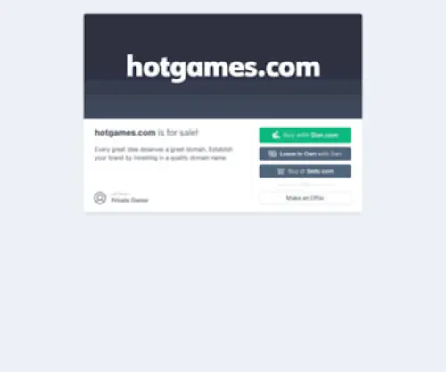 Hotgames.com(Hotgames) Screenshot